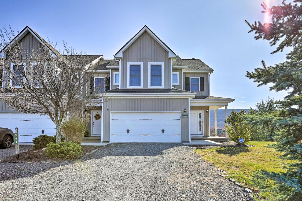 New ! Slopeside Townhome : Wfh, Ski, Dine & Hike Tannersville Bagian luar foto